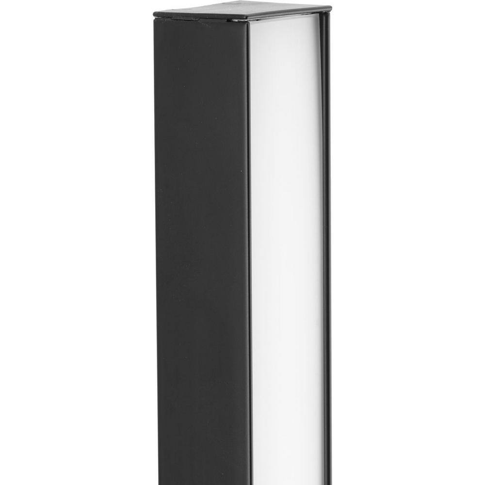 Progress Lighting Phase 4 Collection 16 in. 1-Light Matte Black Small Modern Integrated 3CCT Integrated LED Linear Vanity Light P710110-31M-CS