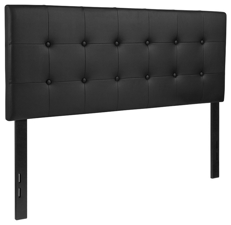 Lennox Tufted Upholstered Headboard   Transitional   Headboards   by GwG Outlet  Houzz