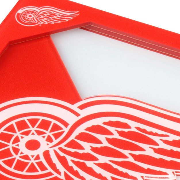 Nhl Detroit Red Wings 3d Logo Series Coasters