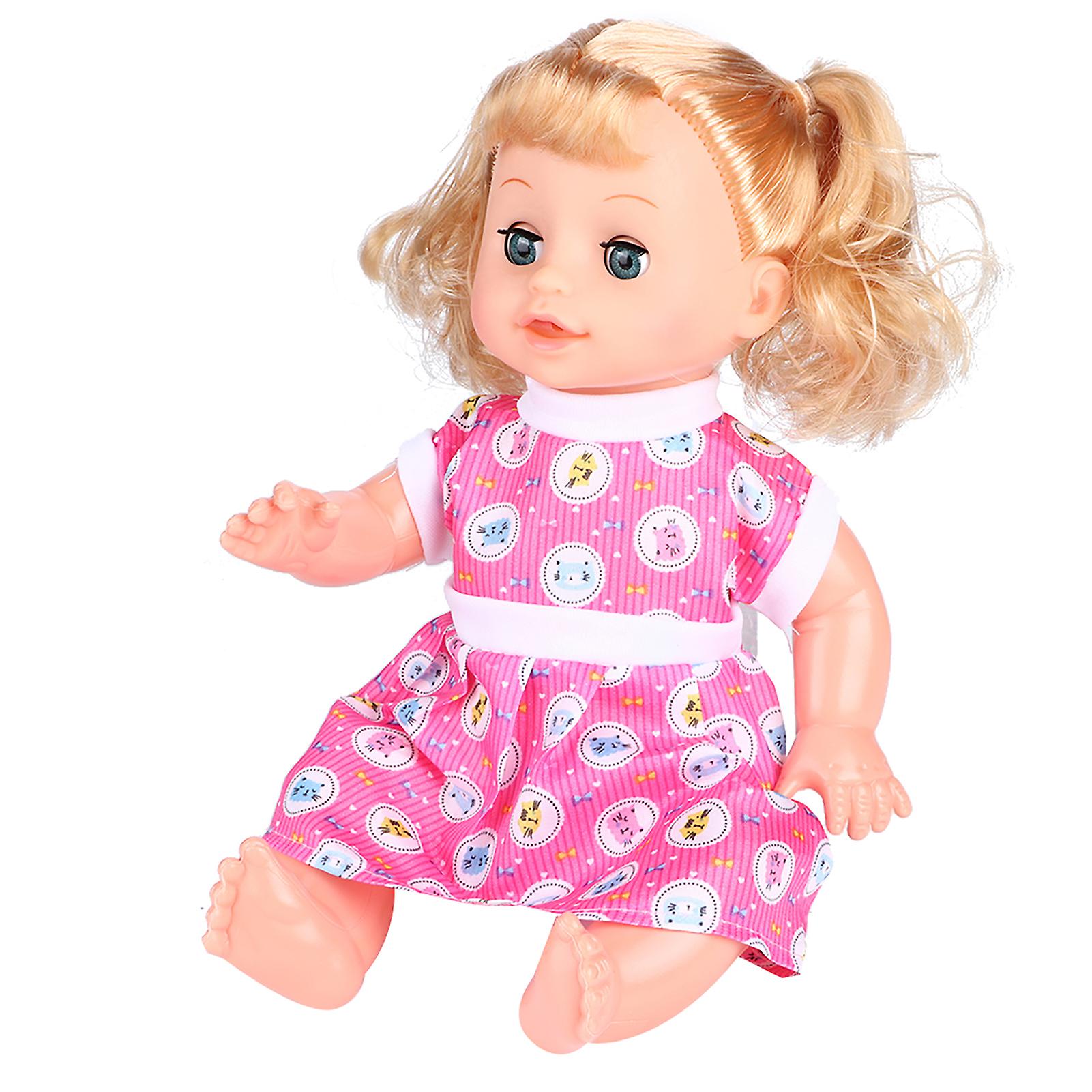 Baby Doll Toy Highly Simulation Children Educational Pretend Play Doll Toy With Sound Effectsy004-9 Girl