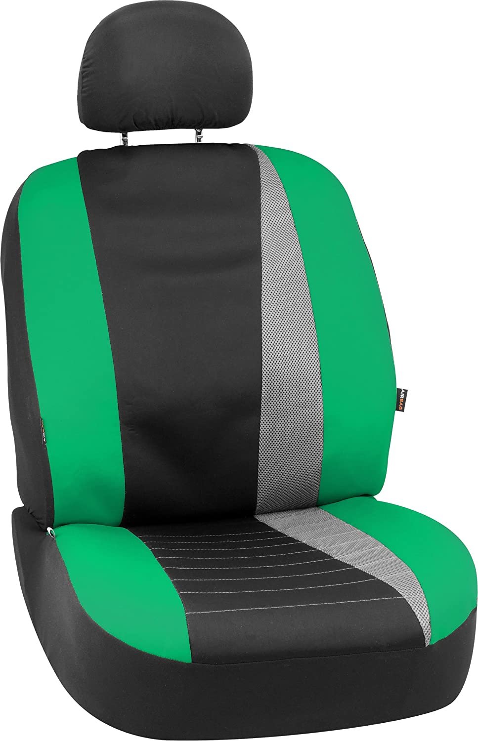 Bell Automotive 22-1-56860-9 Green Neoprene Low-Back Bucket Seat Cover