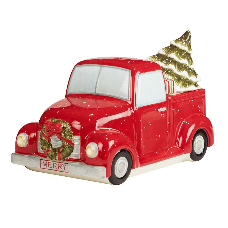 Certified International Red Truck 3D Cookie Jar