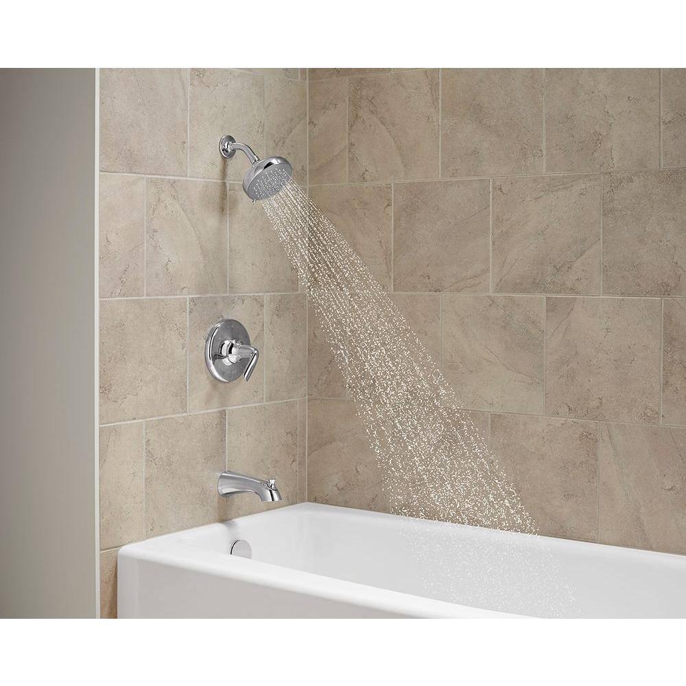 KOHLER Willamette Single-Handle 3-Spray Tub and Shower Faucet in Polished Chrome (Valve Included) K-R99903-4-CP