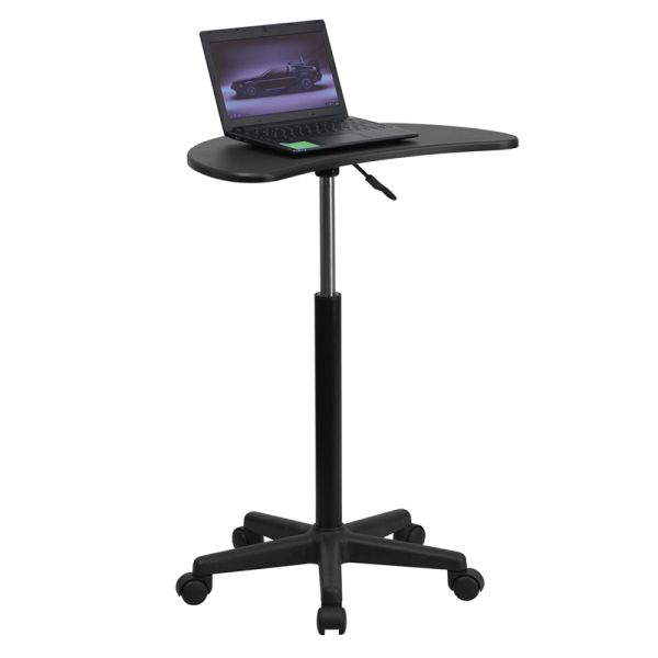 Eve Maple Sit to Stand Mobile Laptop Computer Desk