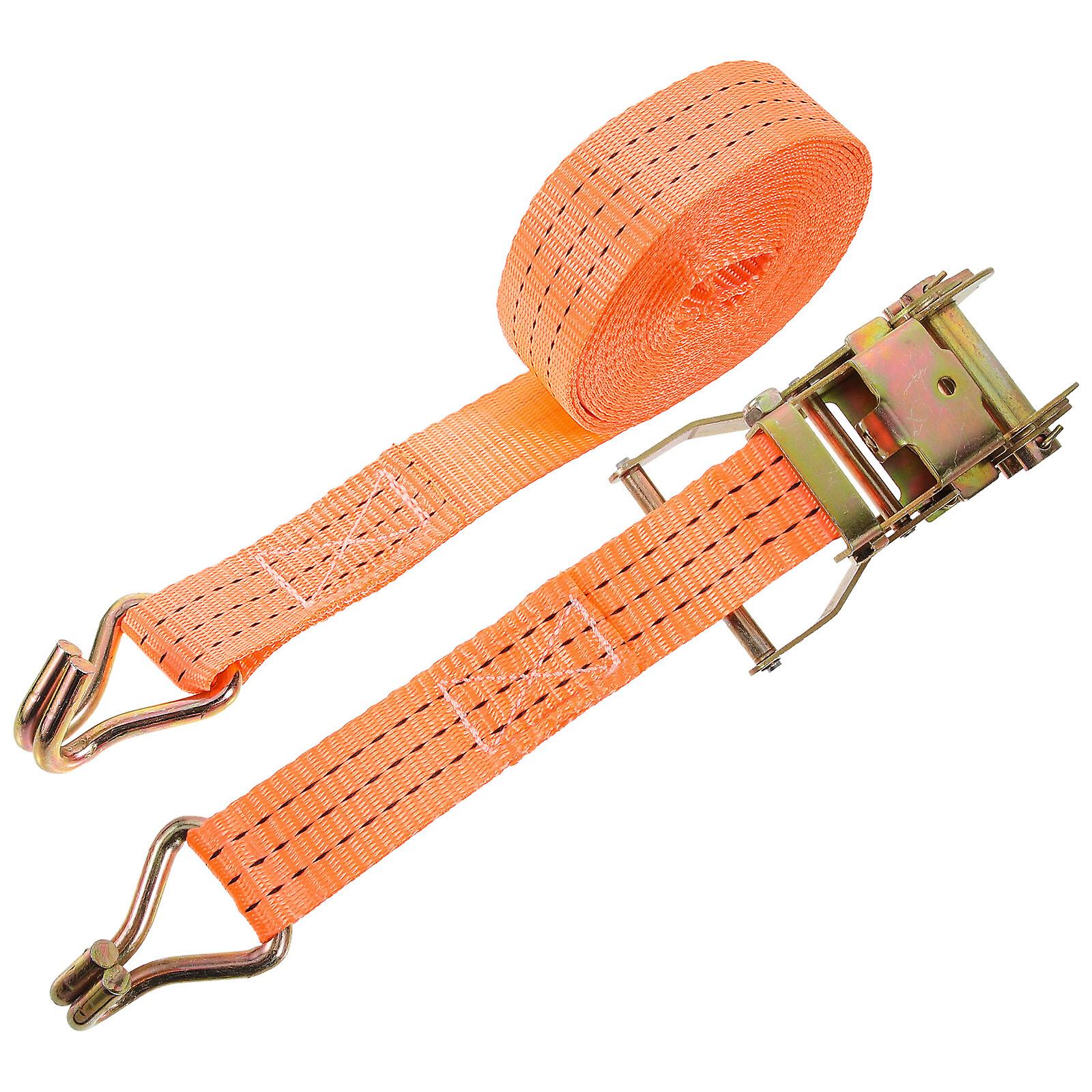 1 Set Of Tie Down Strap Cargo Ratchet Lashing Strap Cargo Fixing Strap Goods Tie Strap Heavy Duty Strap