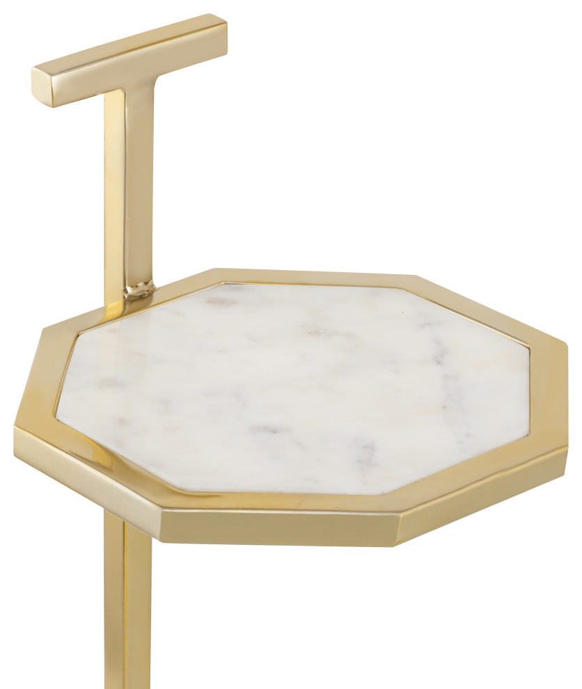 Daro Accent Table Brass   Contemporary   Side Tables And End Tables   by ELK Group International  Houzz