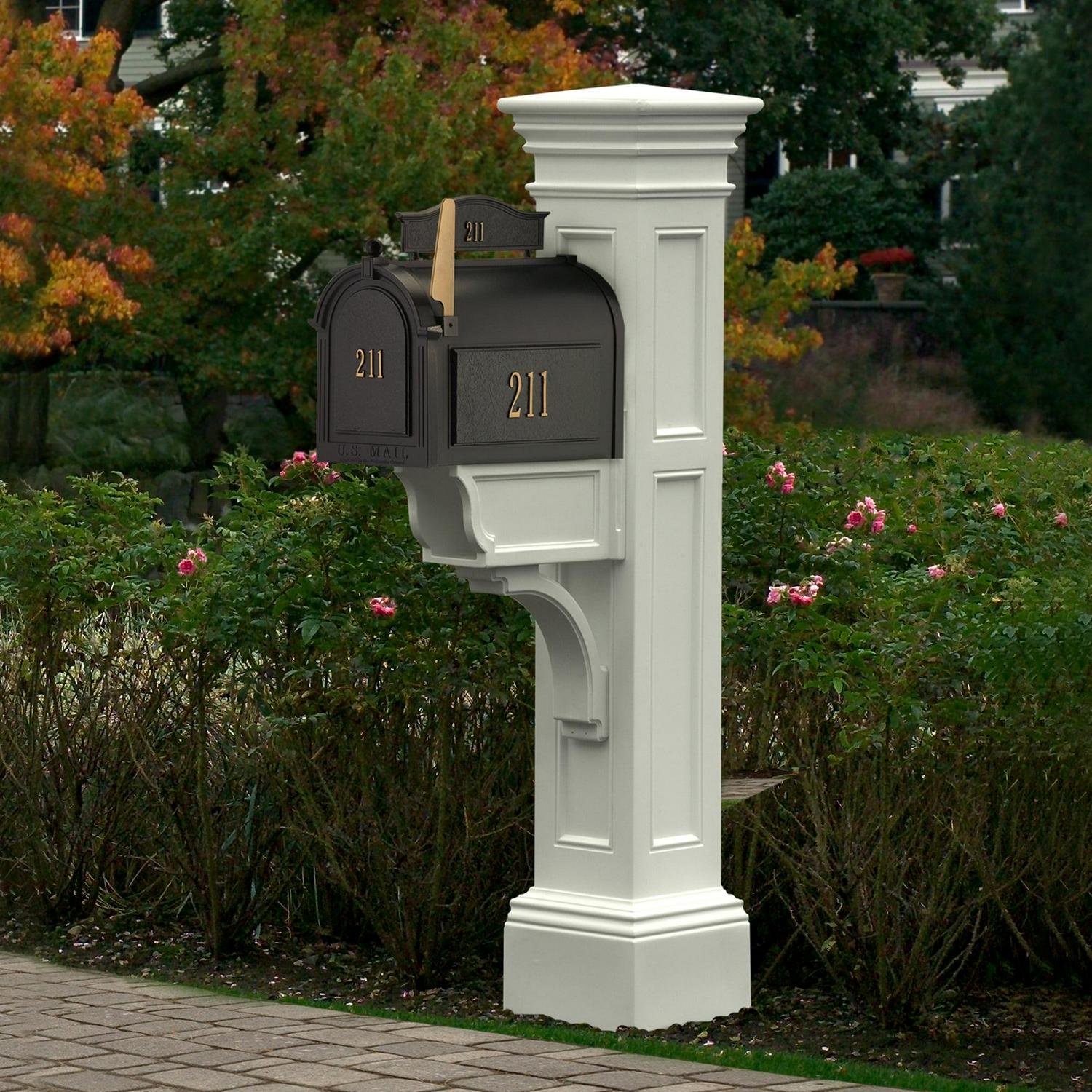 Mayne Liberty Mail Post  White