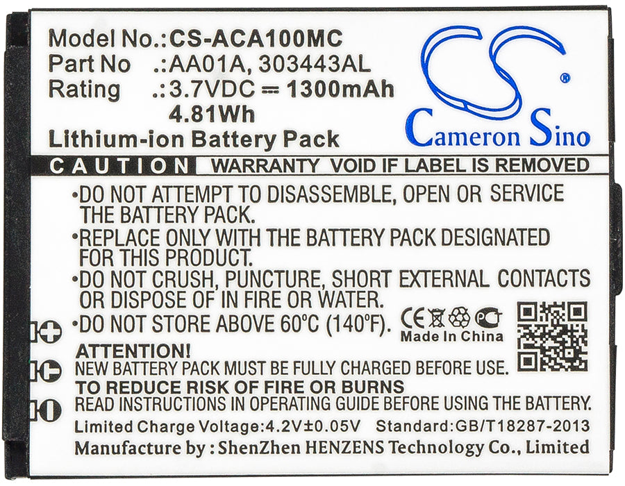 Activeon CX GOLD DKA10WB DX LKA10WB LX Replacement Battery BatteryClerkcom Camera