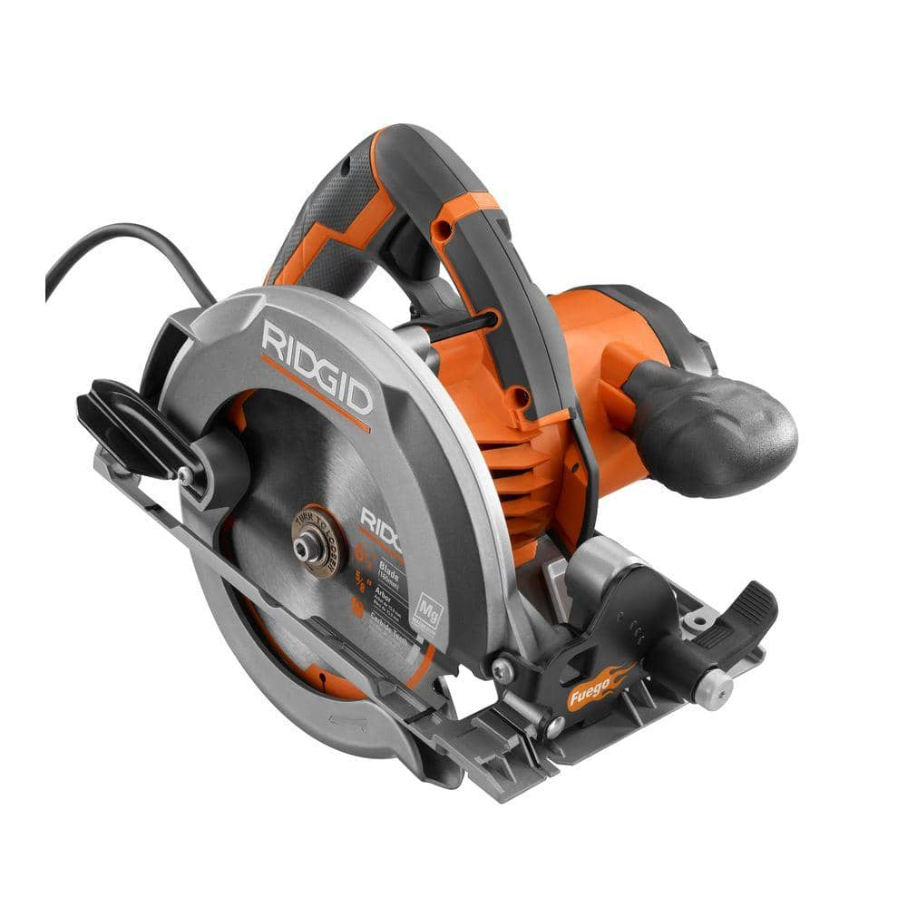 RIDGID 12 Amp Corded 6-1/2 in. Magnesium Compact Framing Circular Saw R3204