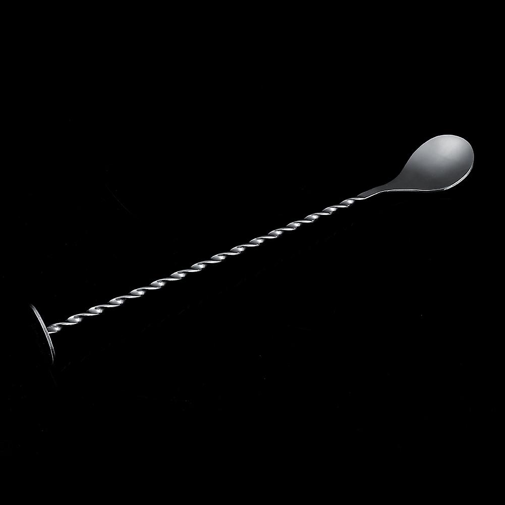 11In Stainless Steel Long Bar Spoon Steel Bartending Mixed Tall Drink Stir Spoon Bar Wine