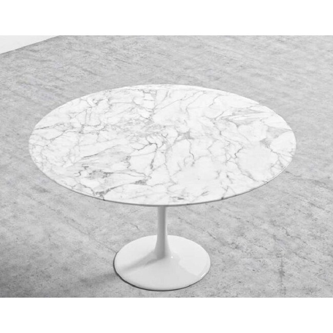 Round Tulip Marble Dining Table (36\