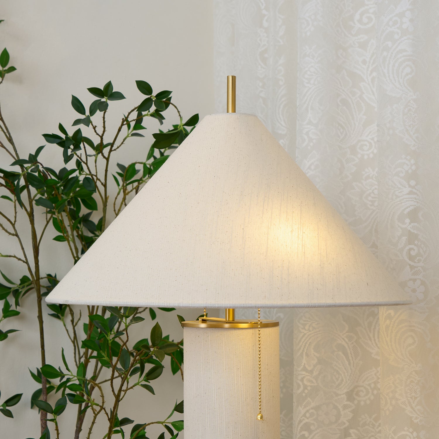 Remi Linen Table Lamp