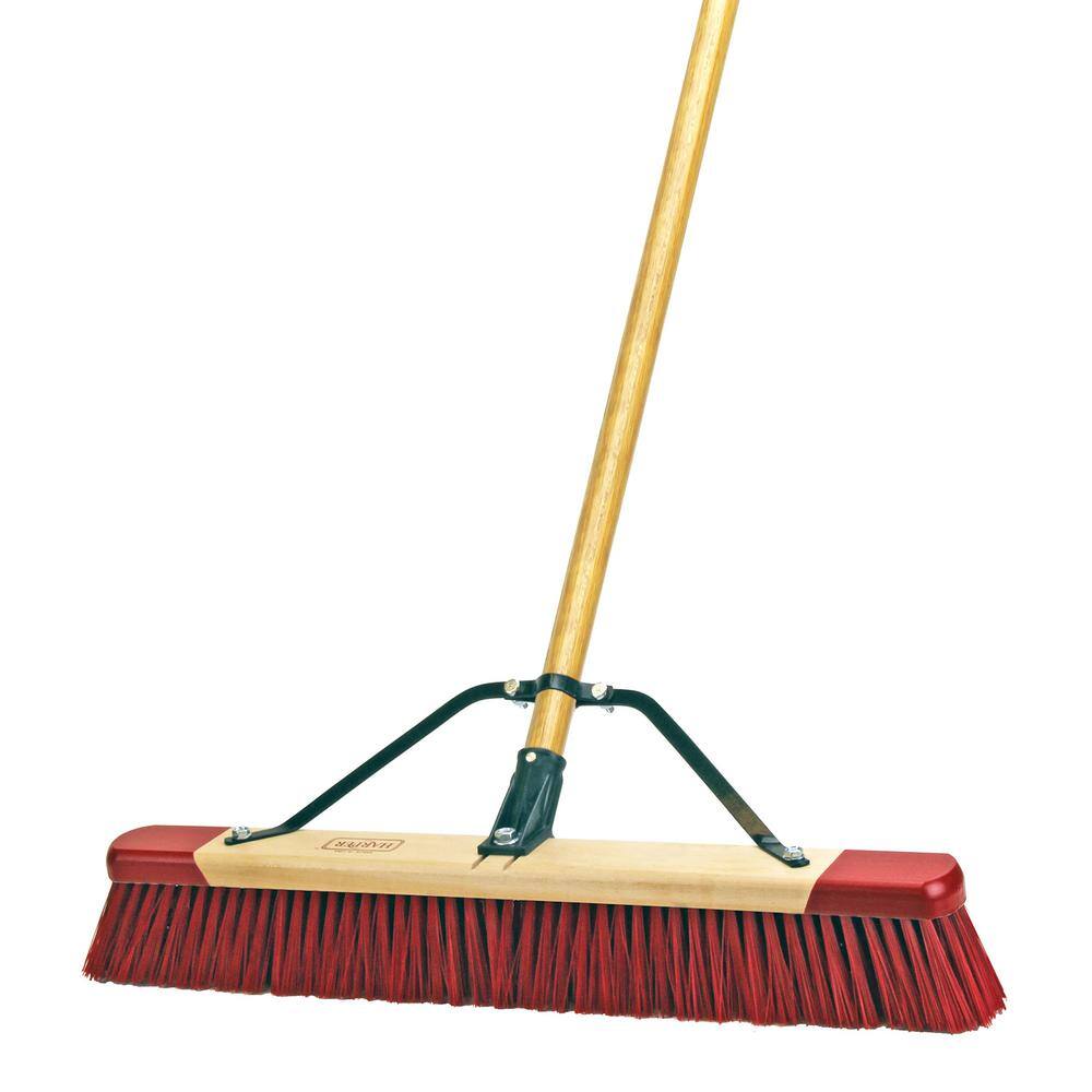 Harper 24 in. Easy to Assemble Outdoor Push Broom 7324P1