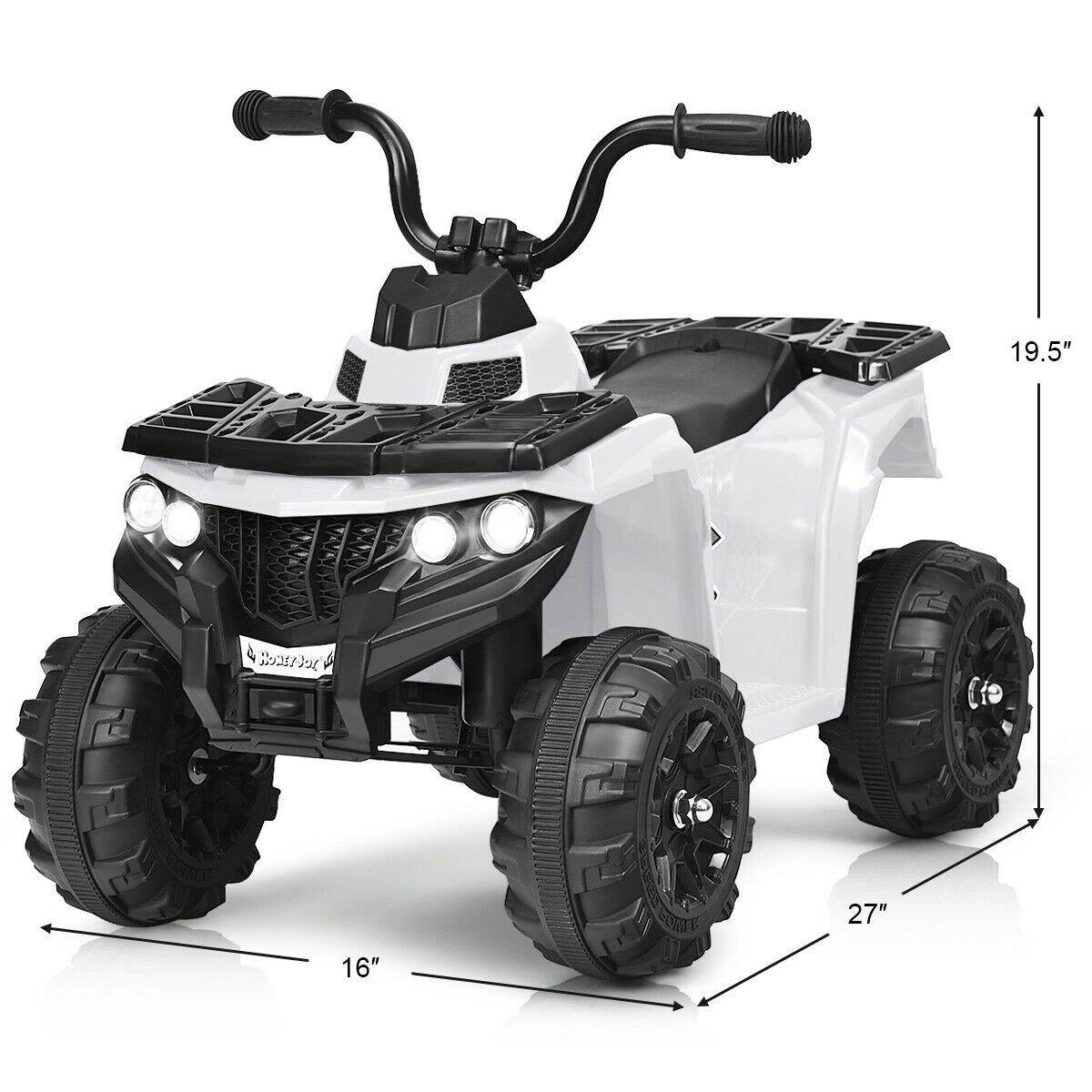 Ride on ATV, 6V Battery Powered Kids Electric Vehicle