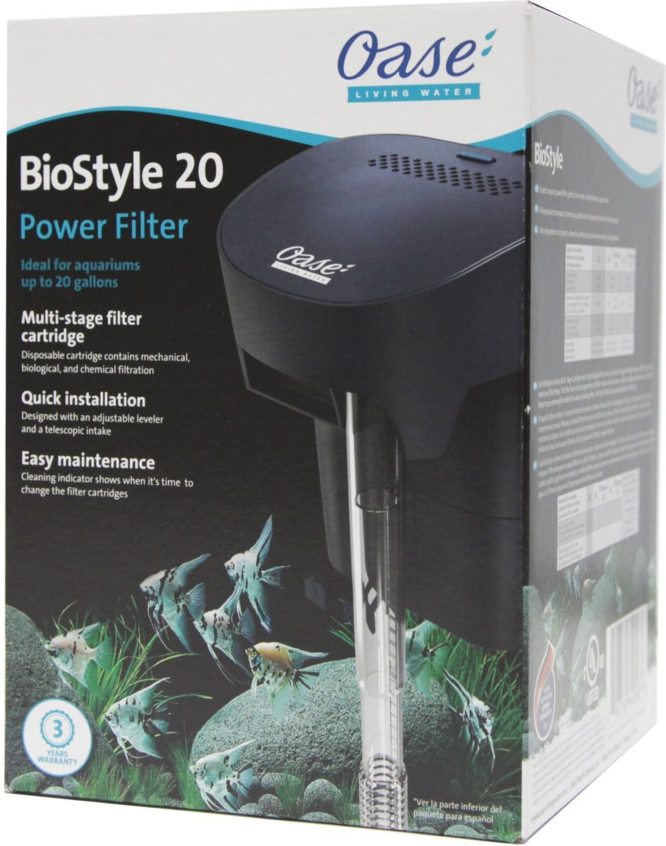 OASE Indoor Aquatics Biostyle 20 Fish Filter， Dark Blue