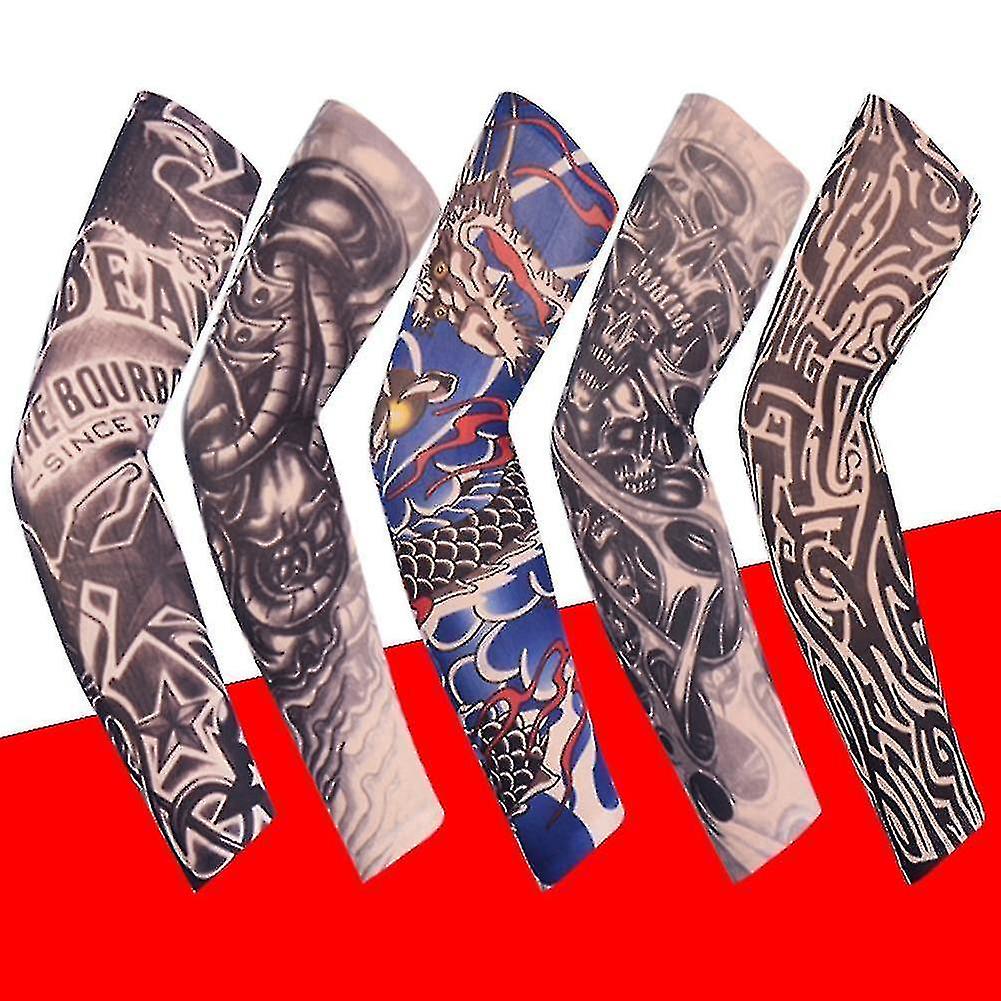 3d Tattoo Uv Protection Arm Sleeve