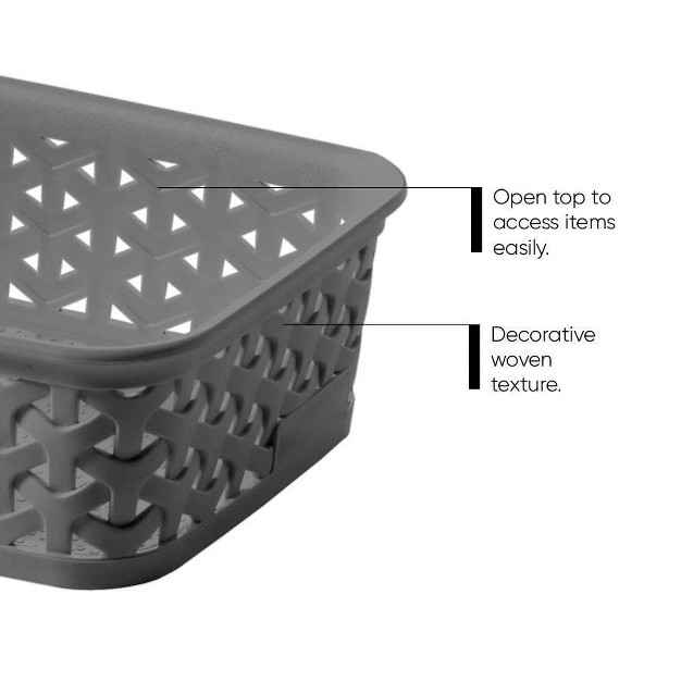 Y weave Mini Decorative Storage Basket