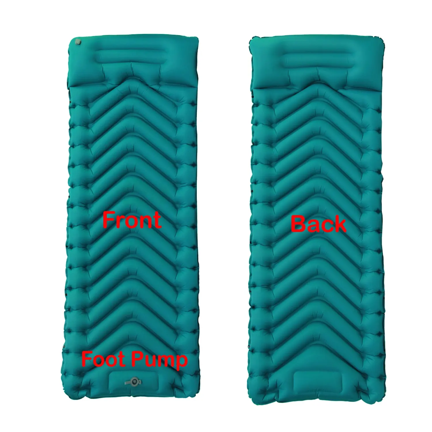 Inflatable Sleeping Pad Lightweight   Compact Roll Mat Camp Air Mattress Waterproof for Outdoor Travel Hiking Backpacking