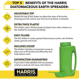 Harris Diatomaceous Earth Shaker Applicator (2-Pack) 2SHAKEIT