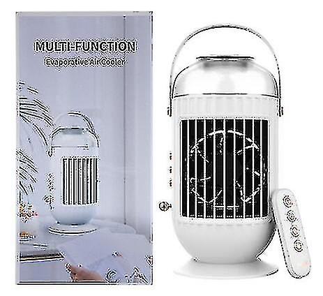 Spray Humidification Desktop Air Cooler Light And Convenient Mute Belt Remote Control Mobile Summer Air Conditioning Fan