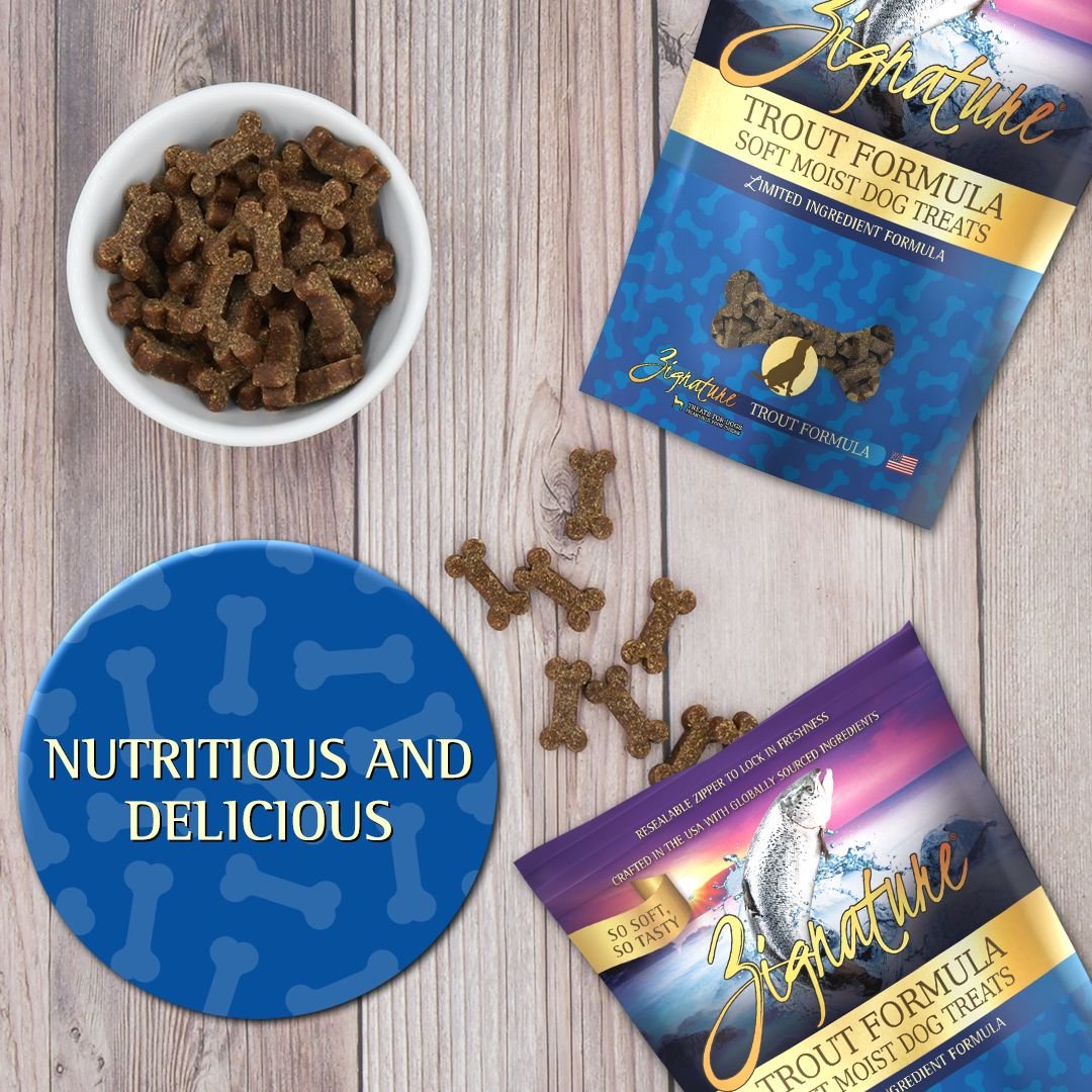 Zignature Trout Flavored Soft Dog Treats