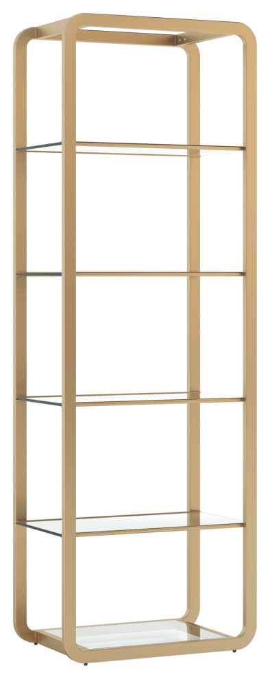 Ambretta Bookcase   Contemporary   Bookcases   by Sunpan Modern Home  Houzz