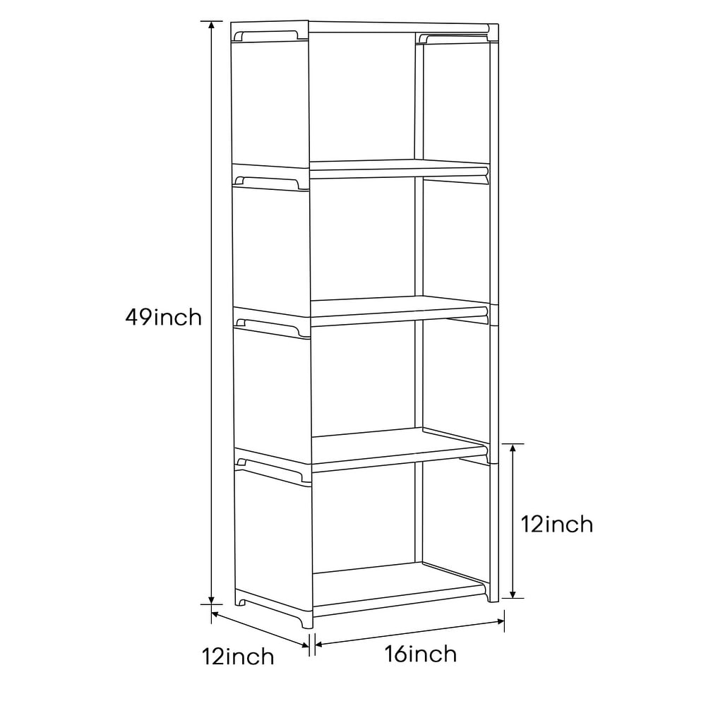 4/8/9 Cubes Organizer Book Shelf Office Storage Bookcase DIY Cabinet