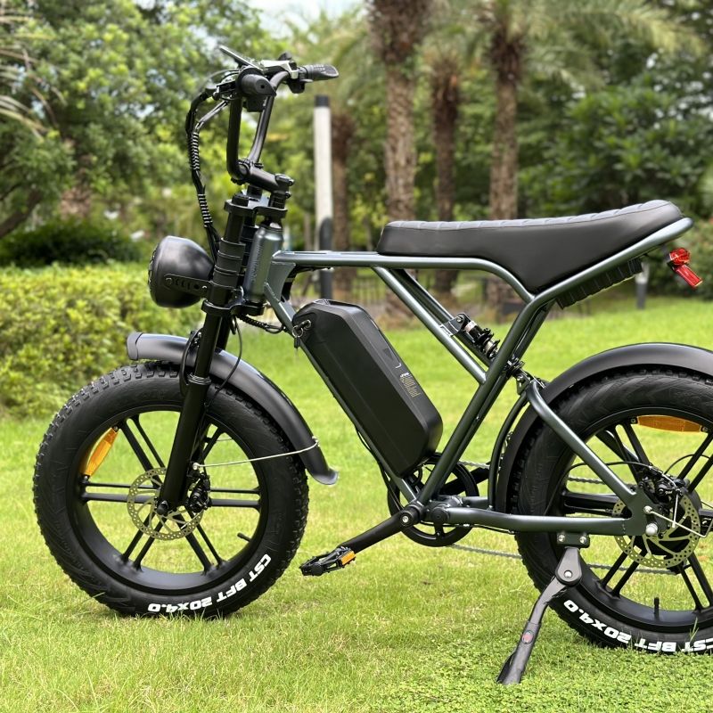 fatbike OUXI H9 Fat tire electric bikes in EU warehouse hybrid bike all terrain electric bike