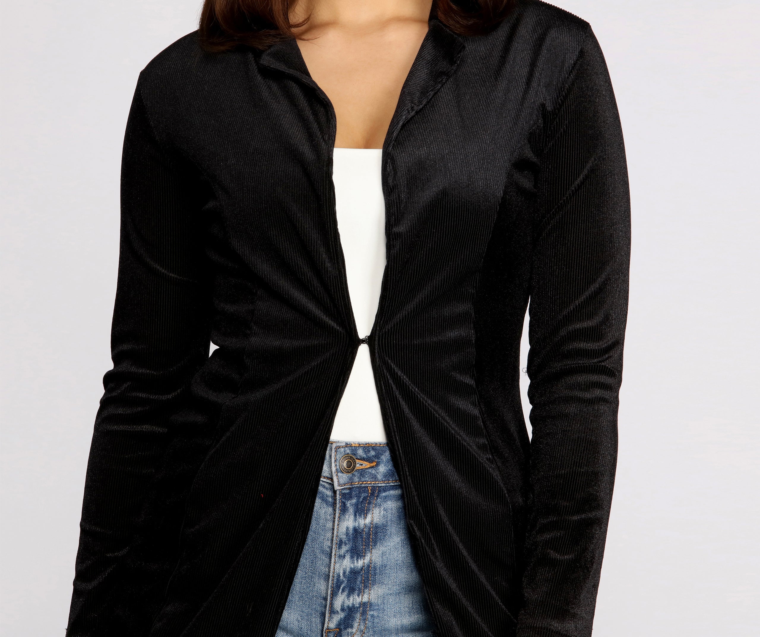 Young And Free Velvet Blazer