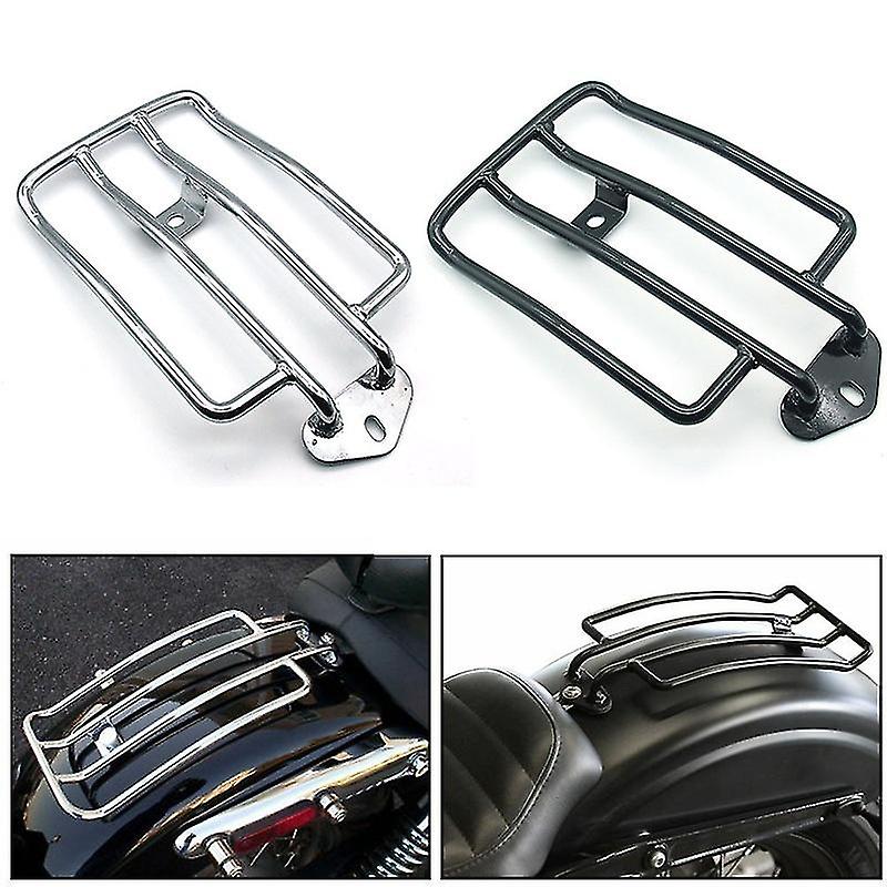 Motorcycle Rear Luggage Rack， Metal Motorcycle Solo Seat Rear Luggage Rack Rear Fender Rack Support Shelf，short Luggage Rack， Rear Rack， Rear Rack Bot