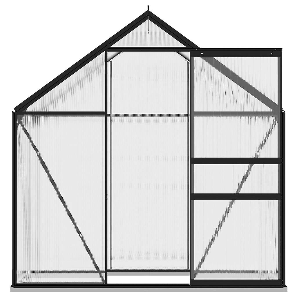 Greenhouse Anthracite Aluminium 2.47 M