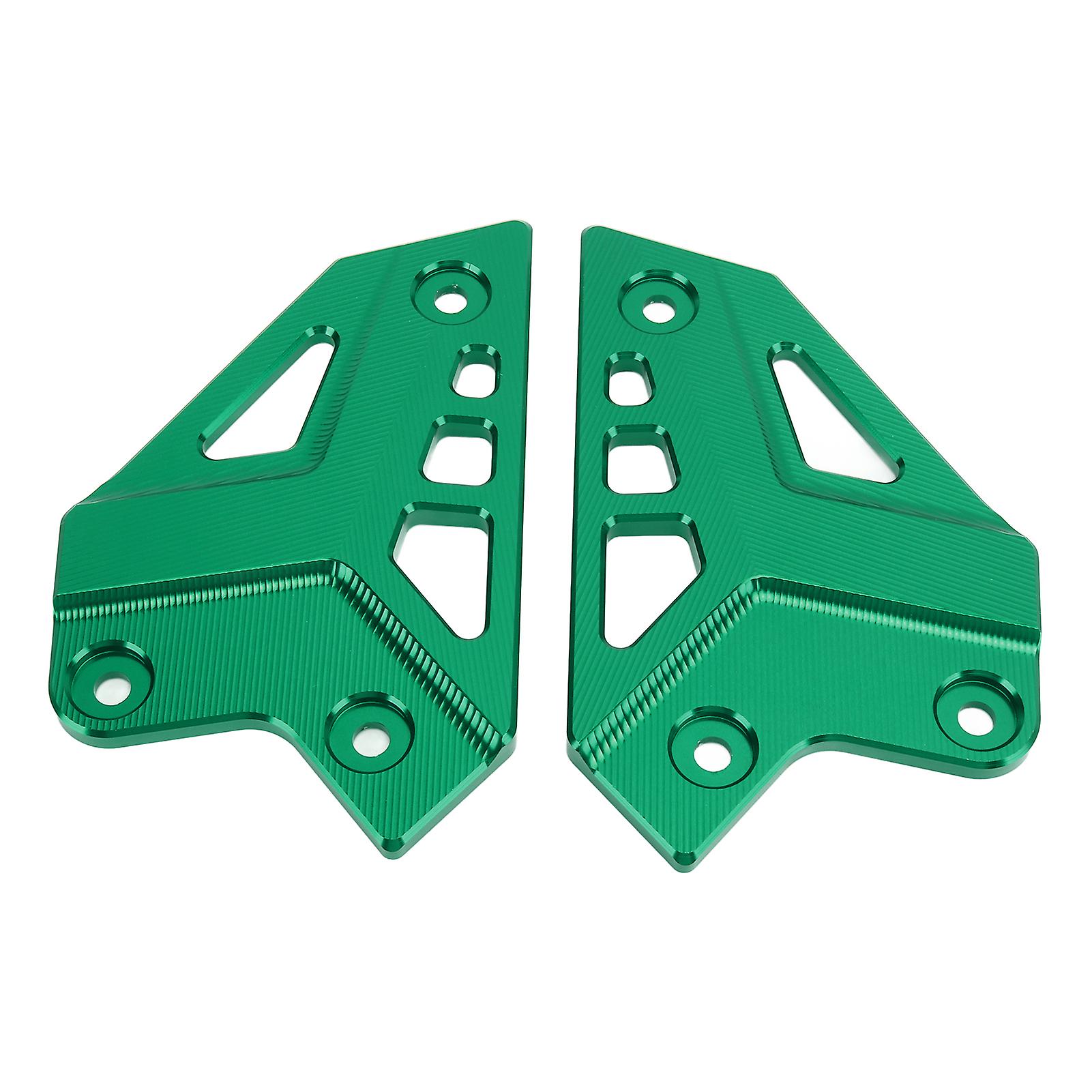 Motorcycle Foot Peg Protector Rear Plate Heel Guard Aluminum Alloy Replacement For Z900 20172021green