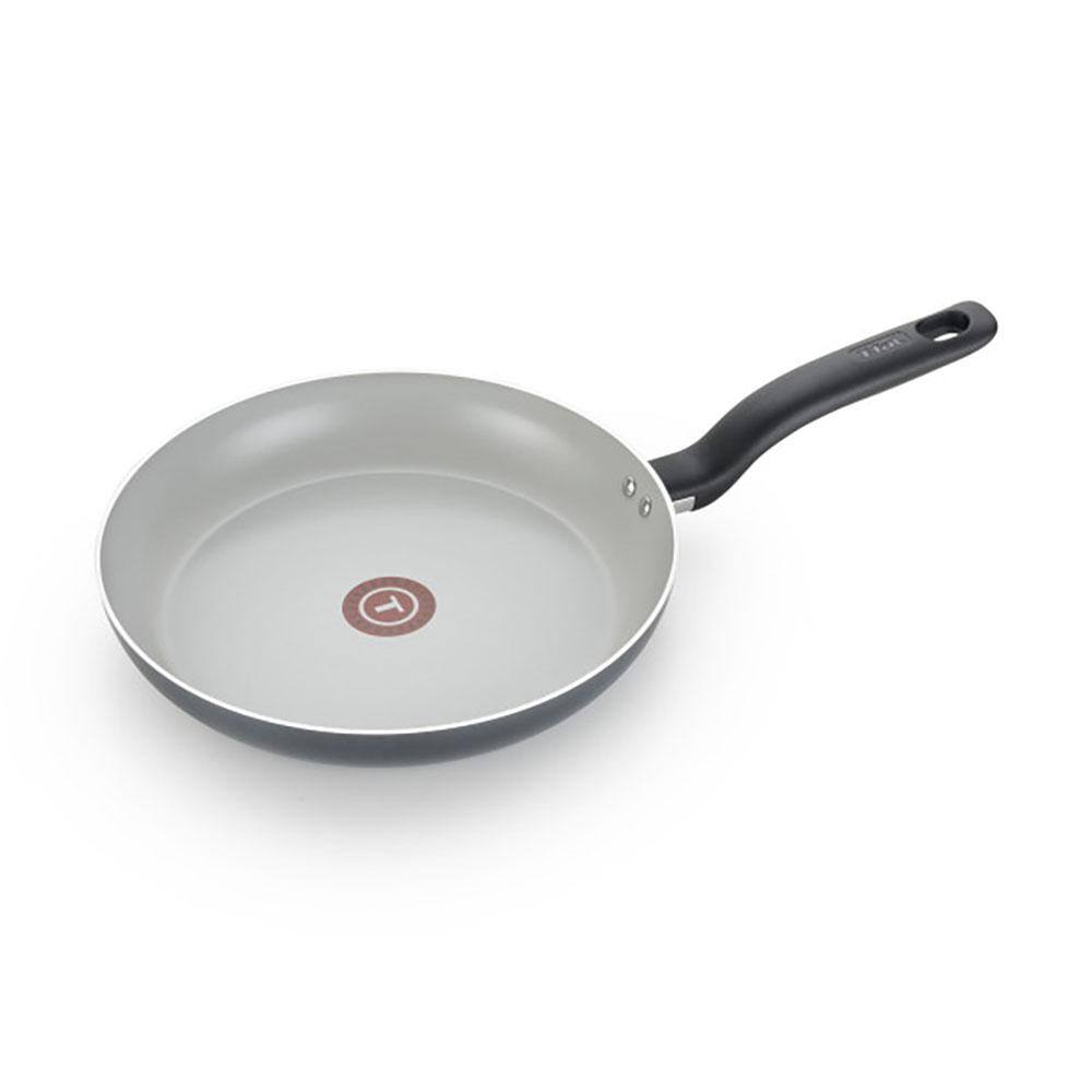 T-fal 12 in. Aluminum Frying Pan in Black G9170764