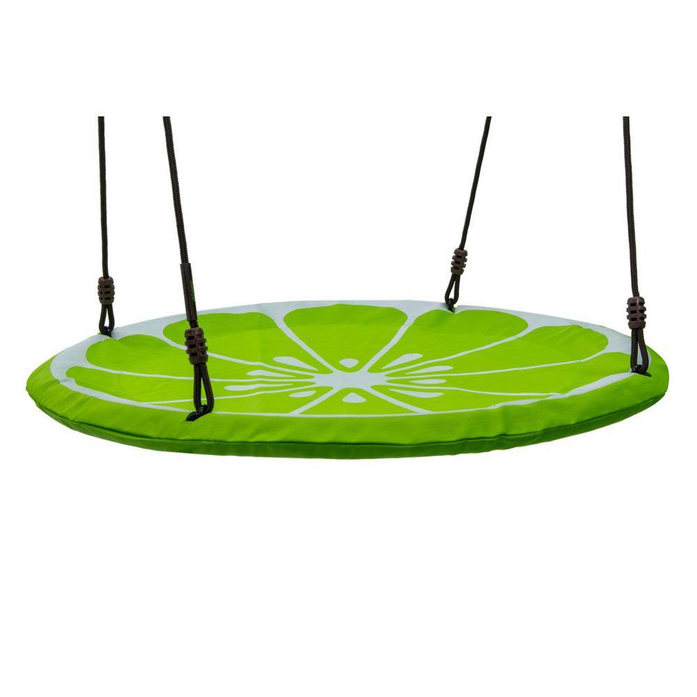 Swurfer Lime Slice 40 in. Round Multi-Person Swing SSW40-0008