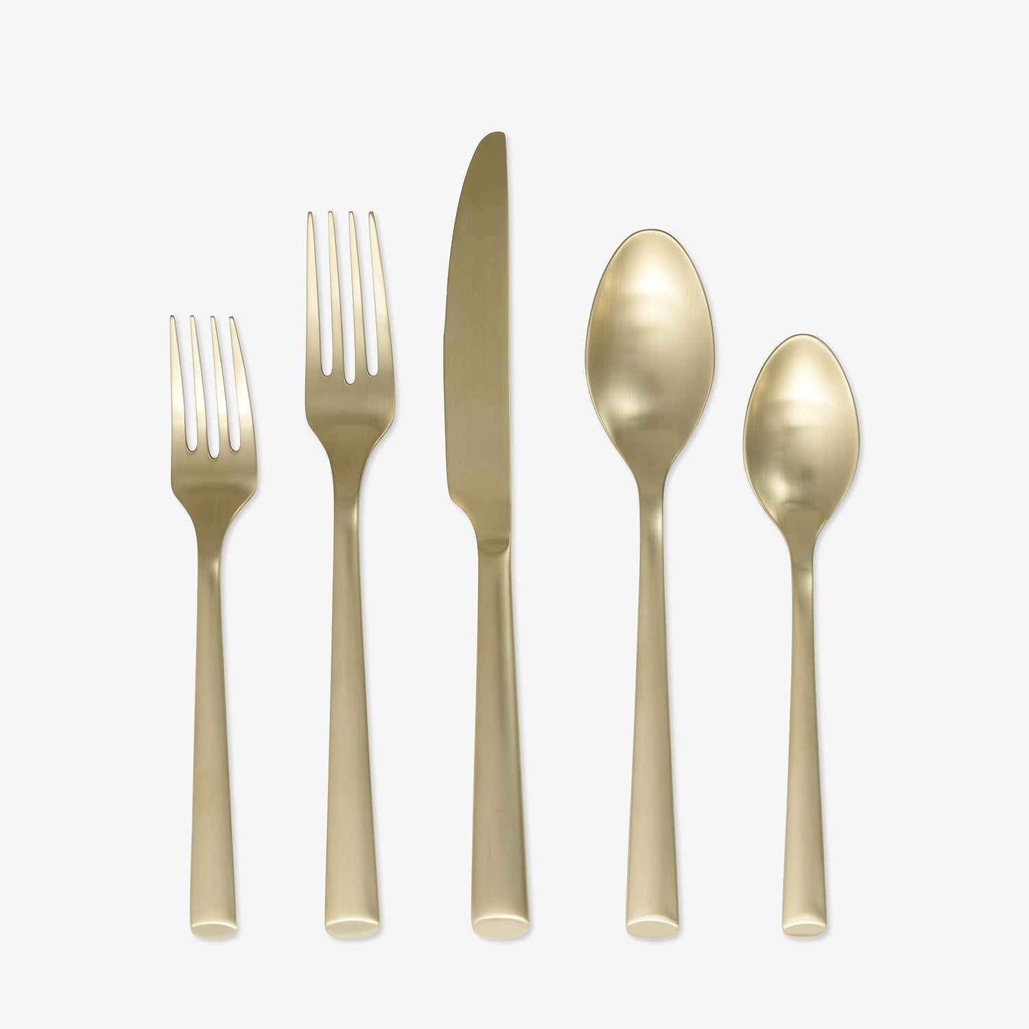 Gilda Champagne Satin 20-Piece Flatware Set