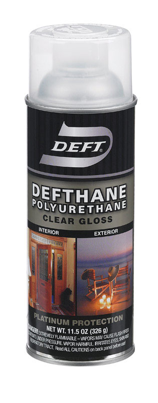 Deft Gloss Clear Oil-Based Polyurethane Spray 11.5 oz