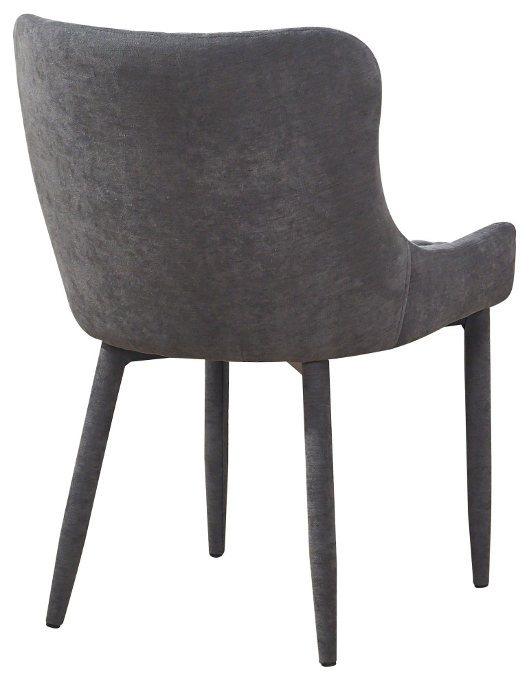 Draco Grey Chair   Grey   Midcentury   Dining Chairs   by First of a Kind USA Inc  Houzz