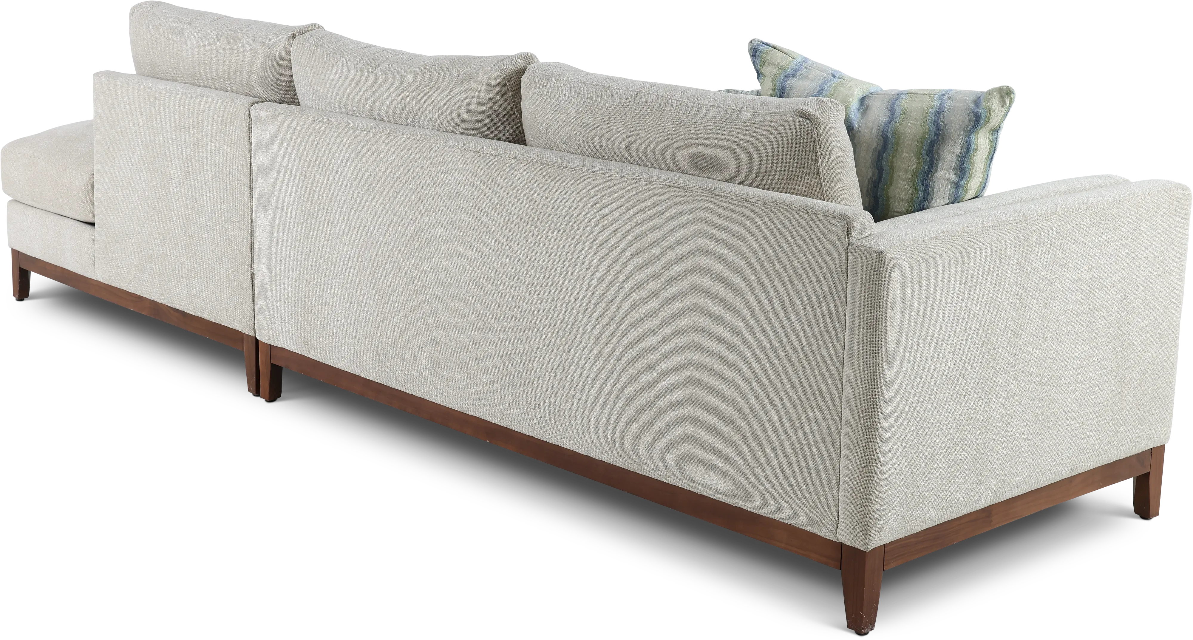 Kelsey Dove Beige 2 Piece Sectional