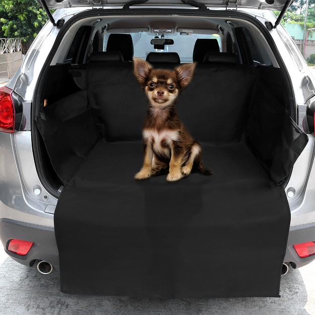 Unique Bargains Dog Rear Waterproof Non slip Protector For Car Oxford Seat Covers Black