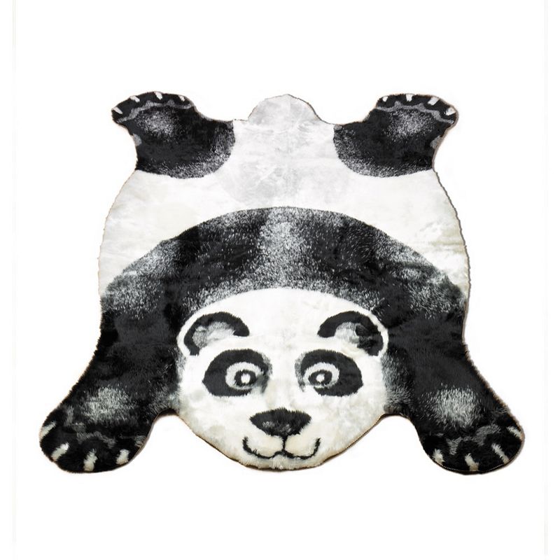 Walk on Me Faux Fur Super Soft Kids Panda Bear Area Rug  Made in France