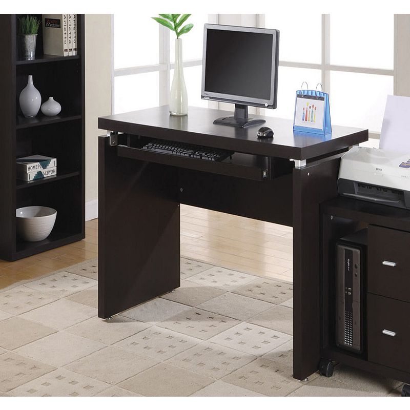 47.25 Cappuccino Brown Contemporary Rectangular Computer Desk