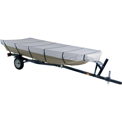 Harbor Master 300-Denier Polyester Water-Resistant Jon Boat Cover， Gray