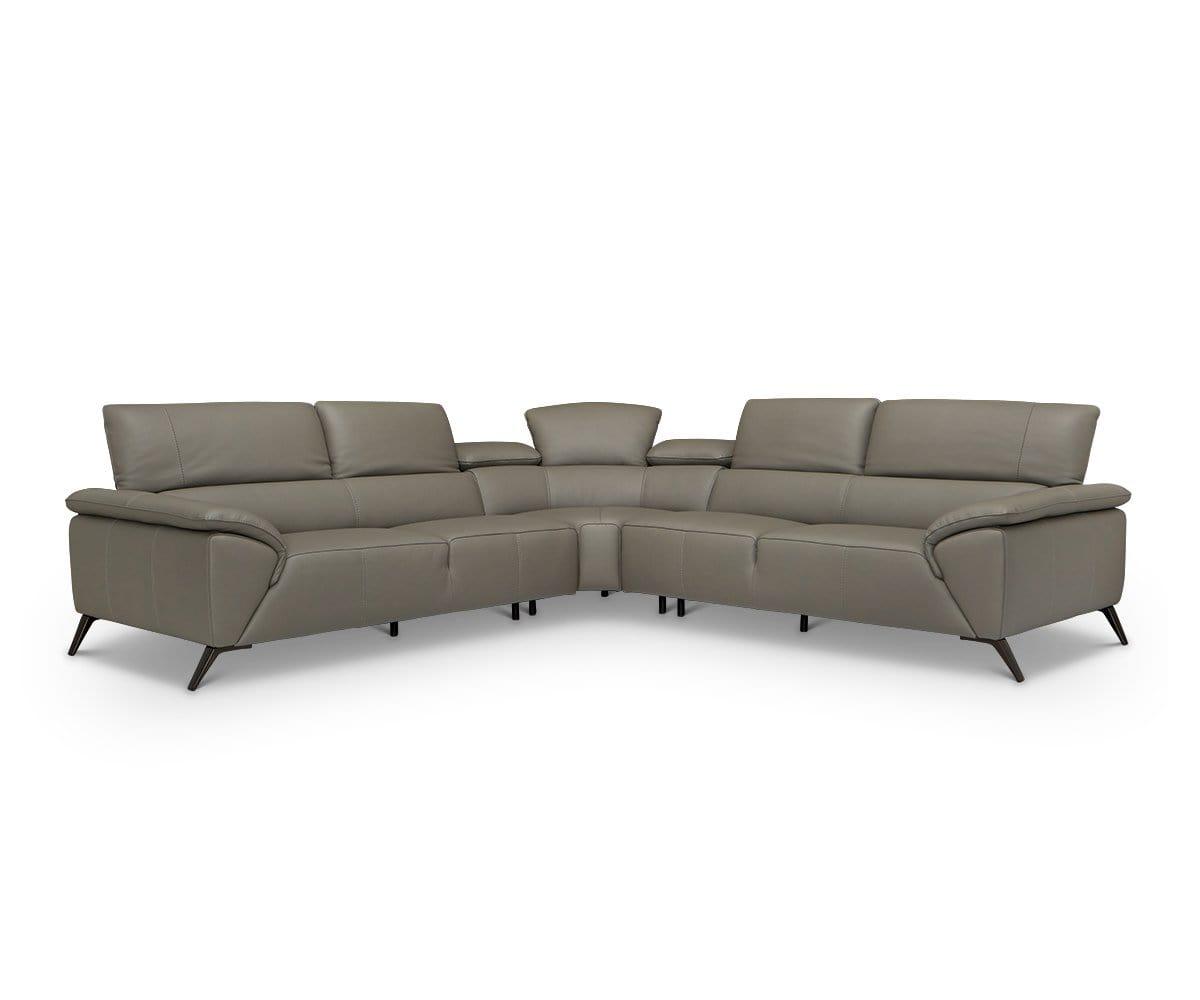 Abella Leather Sectional