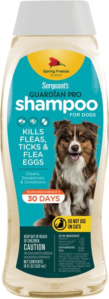 Sergeant's Guardian Spring Freesia Pro Flea and Tick Dog Shampoo