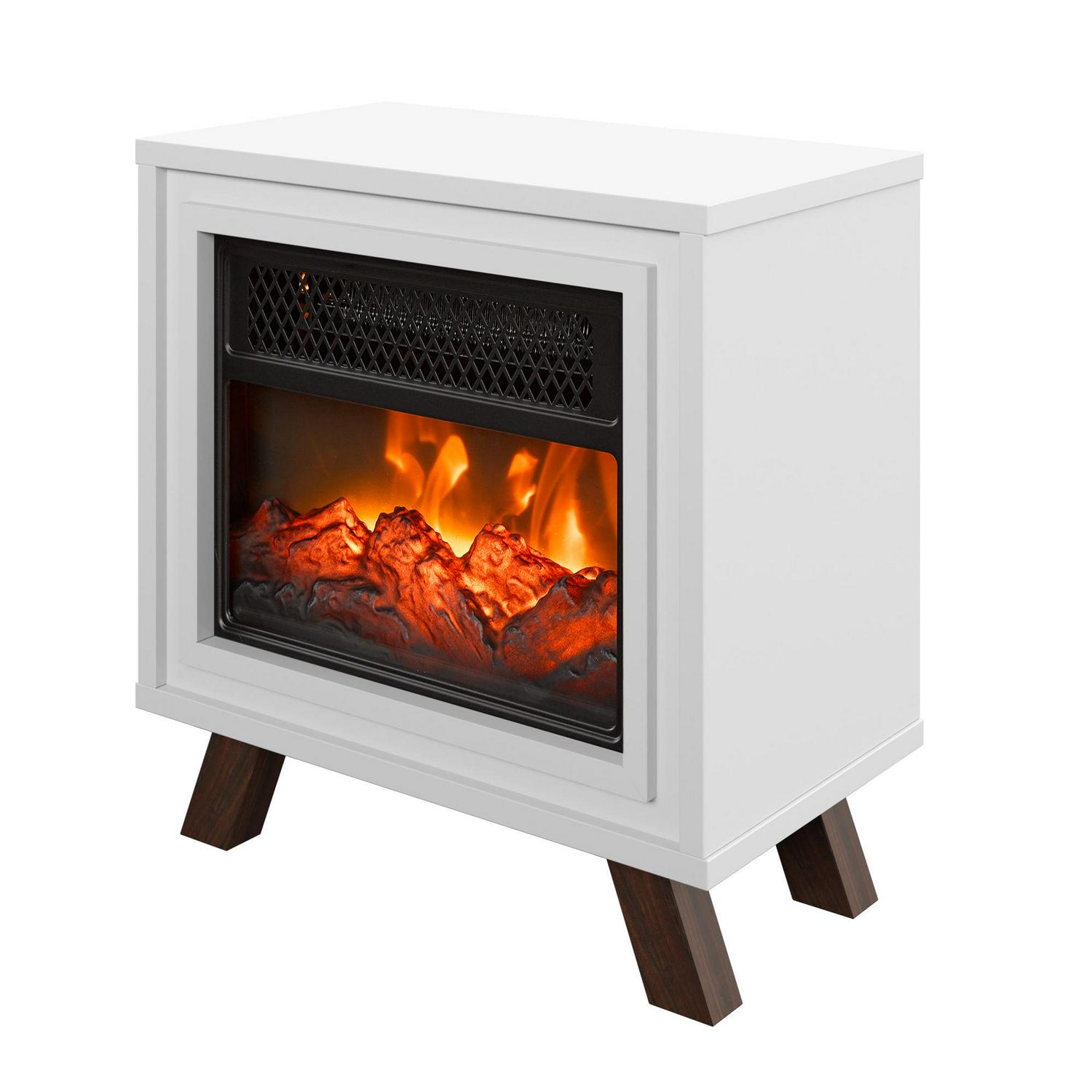 DuraflameA Mid Century Tabletop Electric Fireplace Space Heater