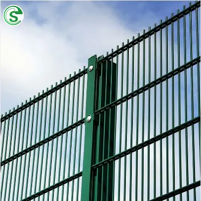 Chinese Manufacturer 656 Double Wire Mesh Fence Sport Supplies 868 2D Hot Galvanized Iron Double Welded Wire Mesh Fence