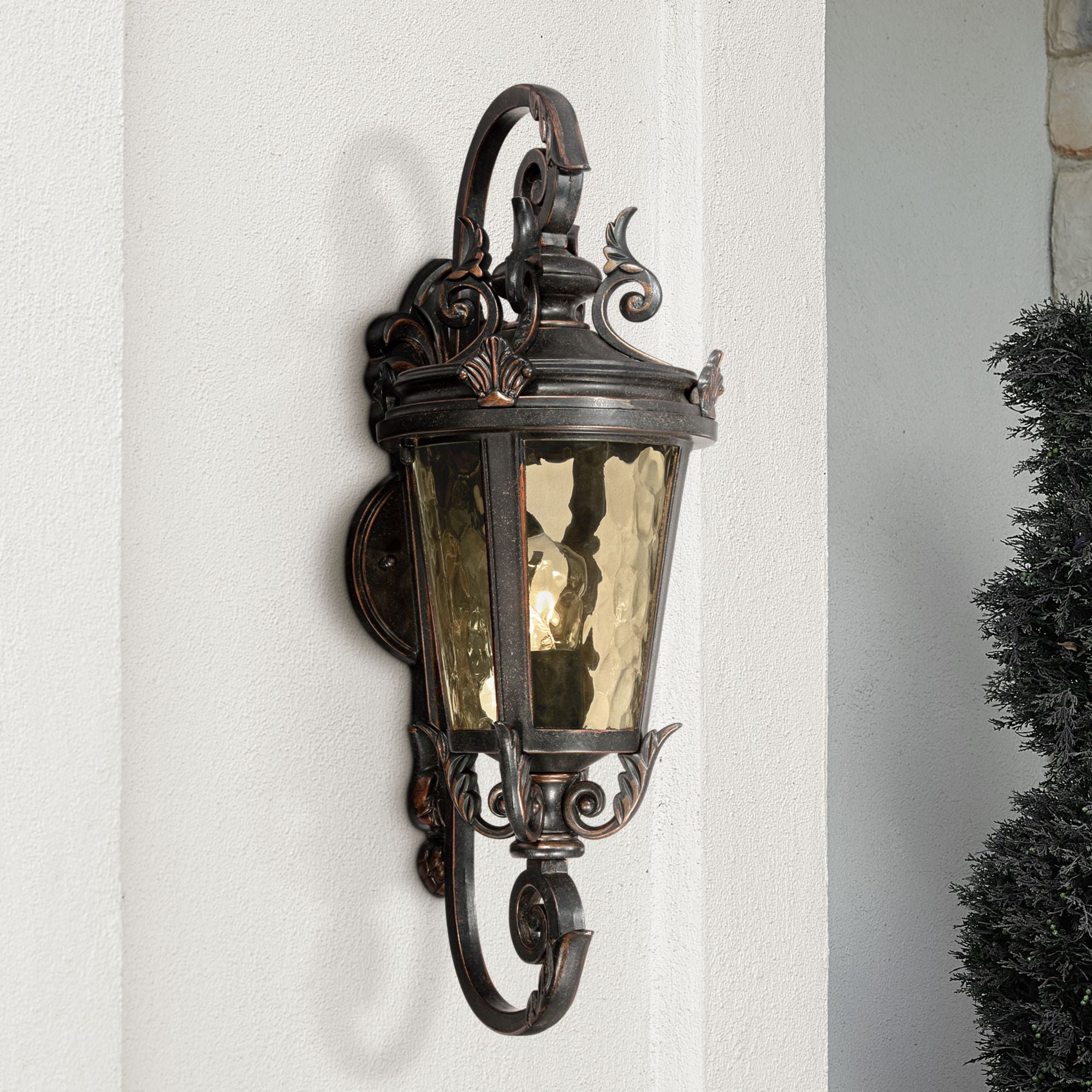 John Timberland Casa Marseille? 19" High Bronze Outdoor Wall Light