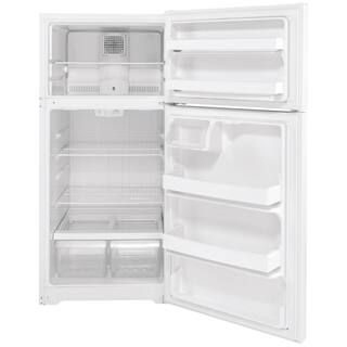 GE 15.6 cu. ft. Top Freezer Refrigerator in White ENERGY STAR GTE16DTNRWW