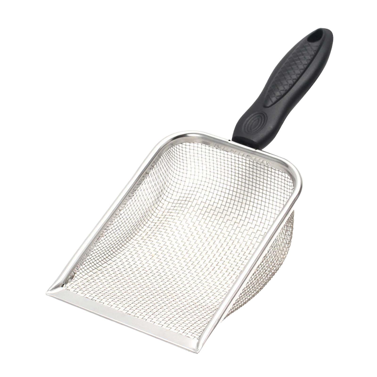 Cat Litter Scooper Substrate Scoop With Handle Cleaning Tool Cat Sand Sifter Pp Handle 2.9mm Mesh