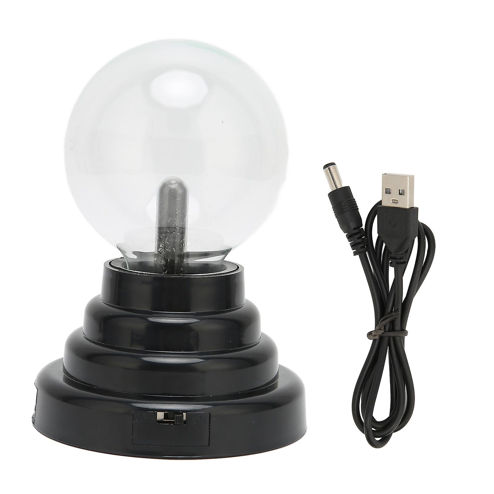 Plasma Light Touch Sensitive Electrostatic Neutralization Decorative Static Lighting Ball Lamp For Home Party3 Inch Battery And Usb Dual Use